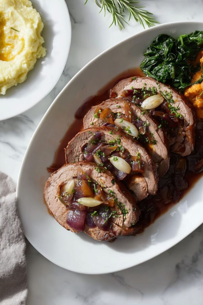 Red Wine-Braised Brisket Roulade Recipe