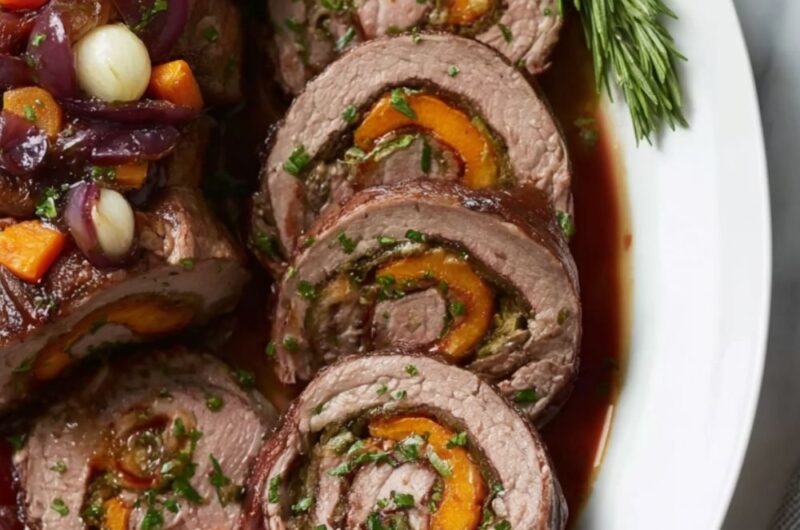 Red Wine-Braised Brisket Roulade Recipe