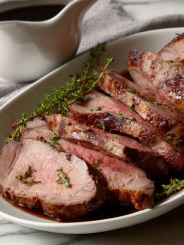 Roast Prime Rib with Thyme Au Jus Recipe