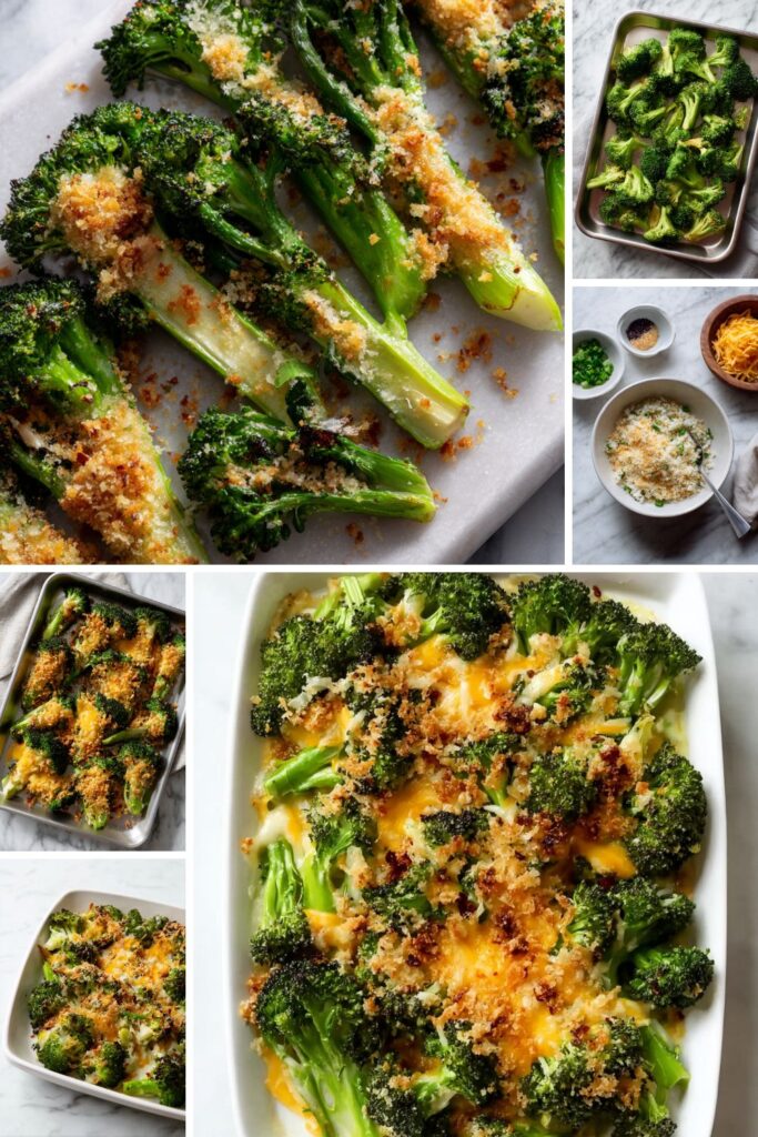 Roasted Cheddar Broccoli Recipe