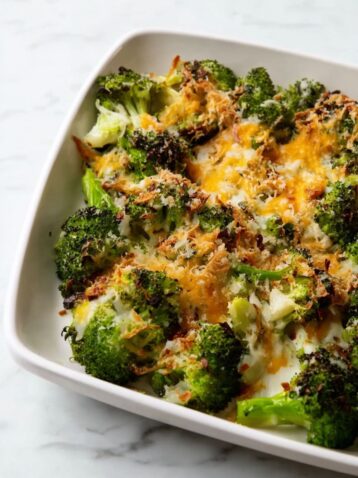 Roasted Cheddar Broccoli Recipe