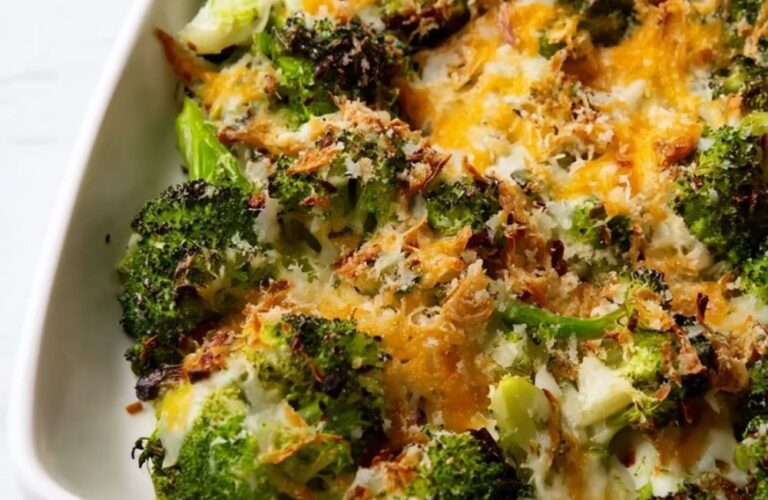 Roasted Cheddar Broccoli Recipe