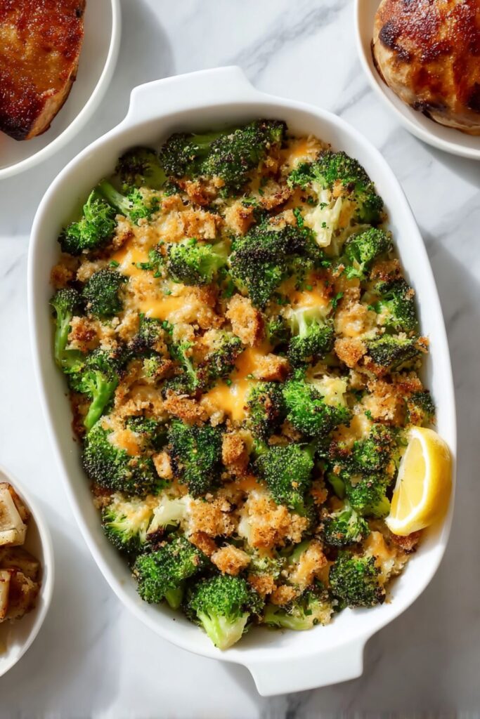 Roasted Cheddar Broccoli Recipe