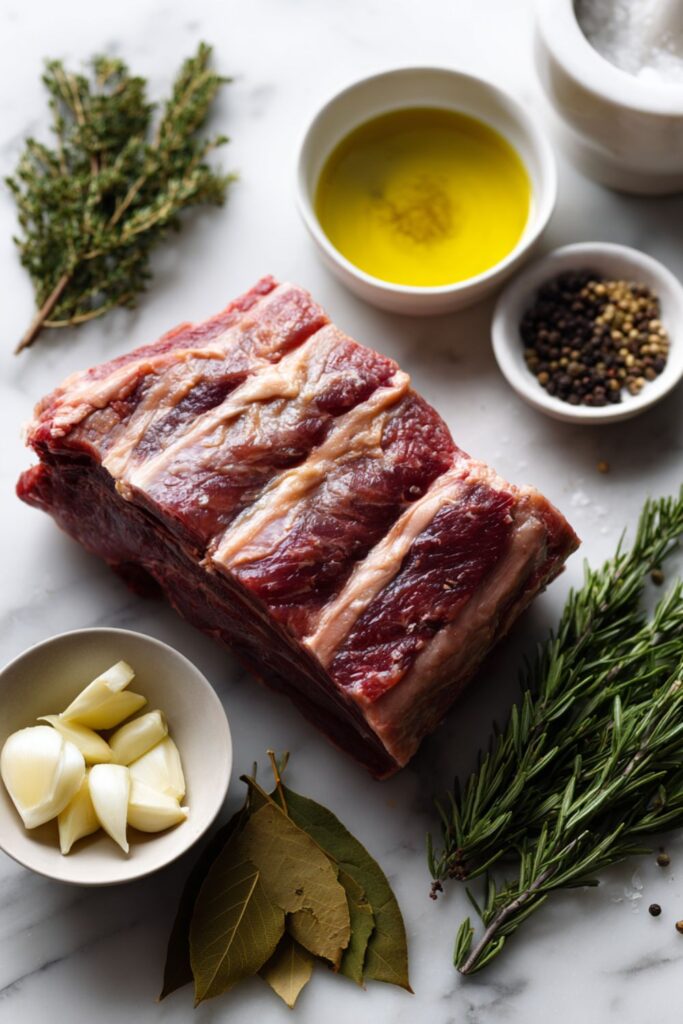 Rosemary-Salted Standing Rib Roast Recipe