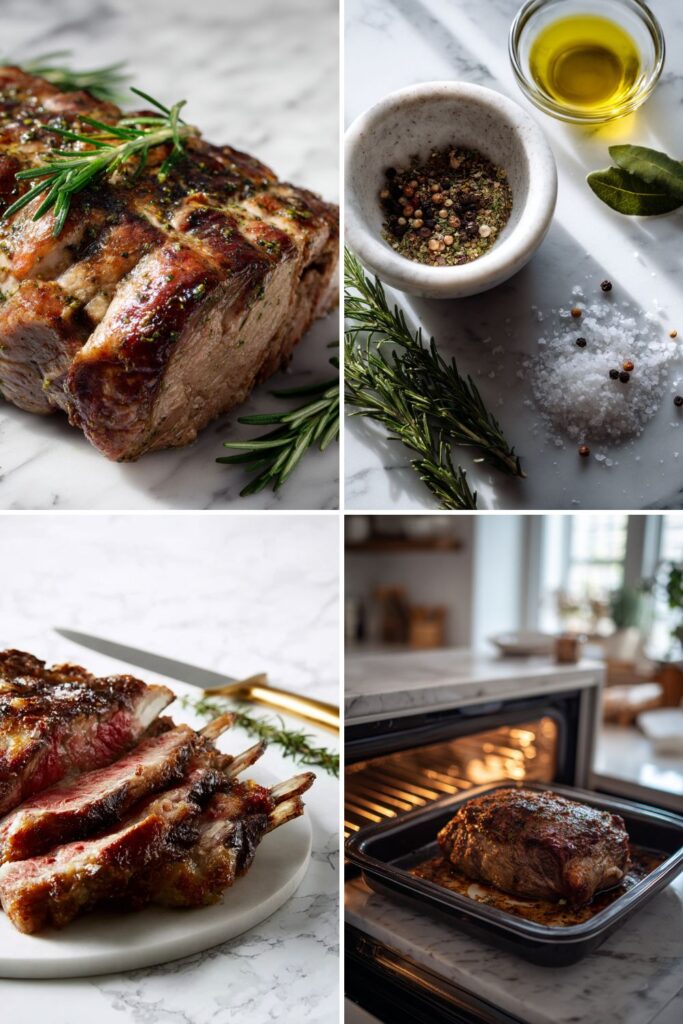 Rosemary-Salted Standing Rib Roast Recipe