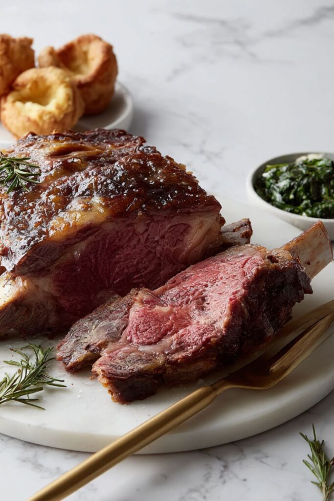 Rosemary-Salted Standing Rib Roast Recipe