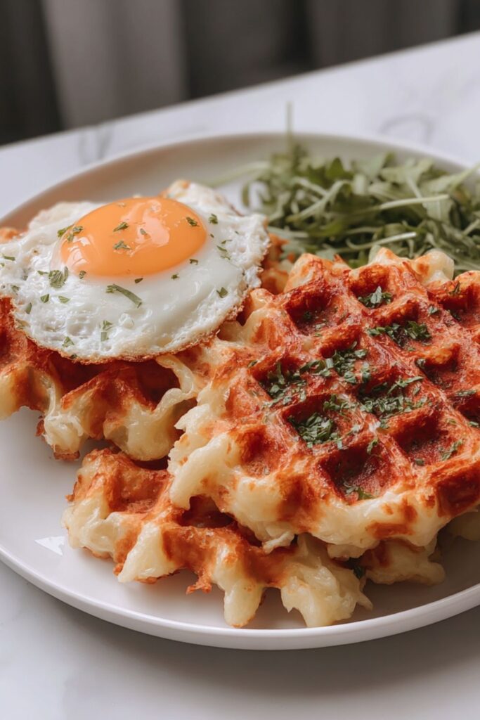 Sausage and Parmesan Waffles Recipe
