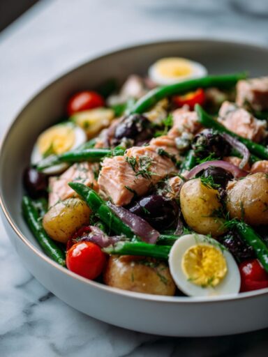 Sheet Pan Arctic Char Niçoise Salad Recipe