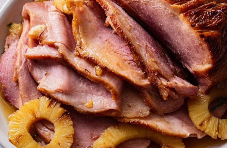 Slow Cooker Ham with Pineapple Recipe