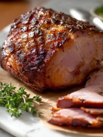 Toasted Spiced Ham Drizzled in Honey Recipe