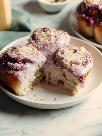 Ube-Coconut Sticky Buns Recipe