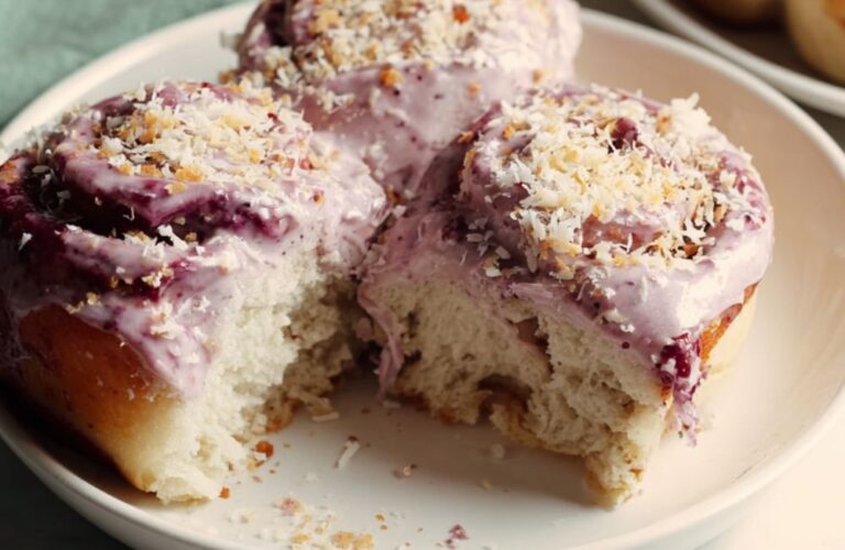 Ube-Coconut Sticky Buns Recipe