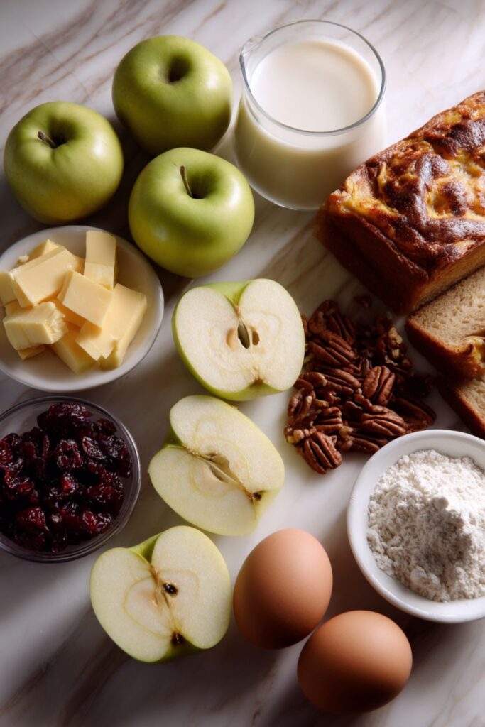 Upside-Down Apple French Toast with Cranberries and Pecans Recipe