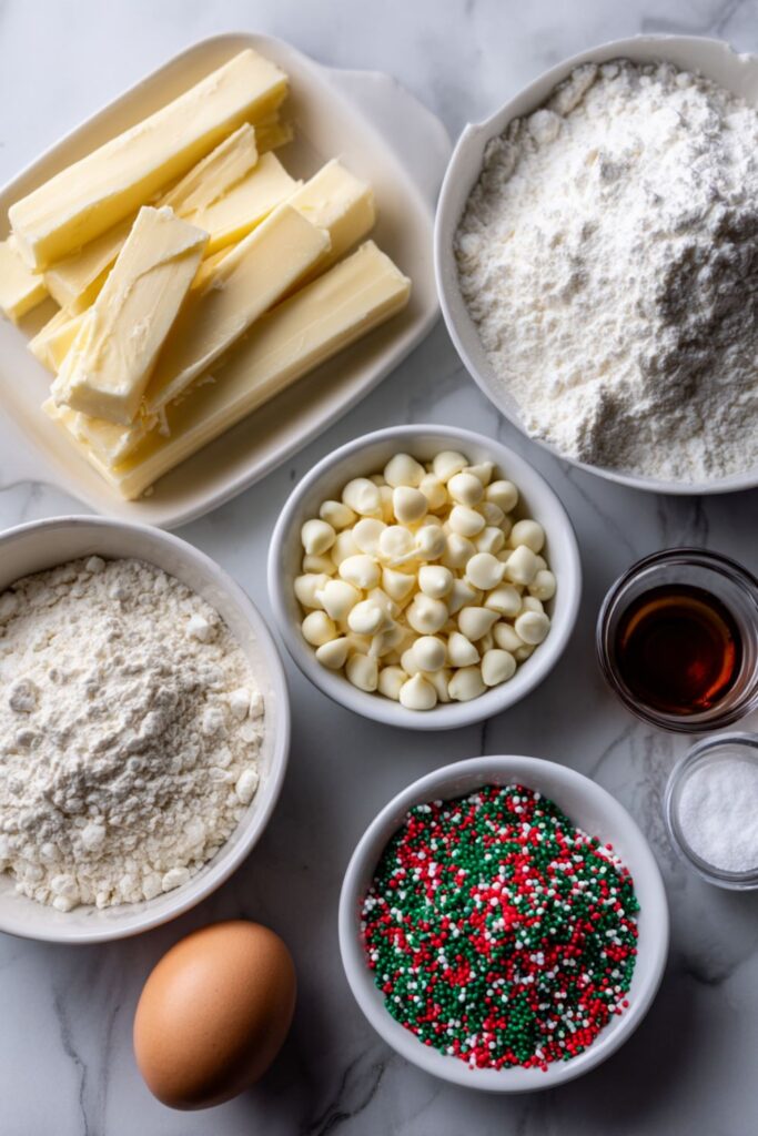 White Chocolate Confetti Christmas Cookies Recipe