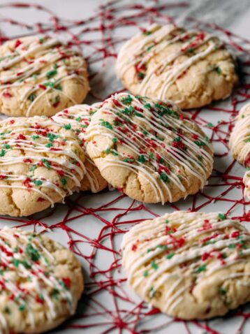 White Chocolate Confetti Christmas Cookies Recipe