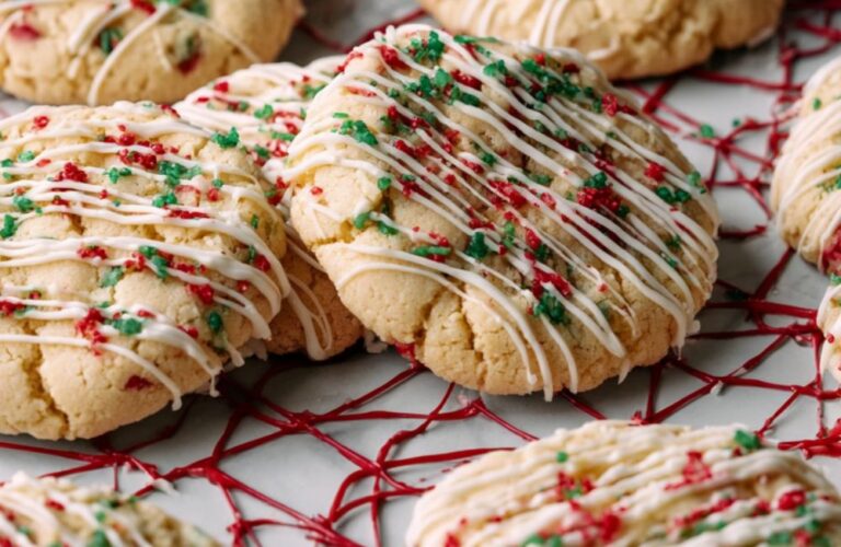 White Chocolate Confetti Christmas Cookies Recipe