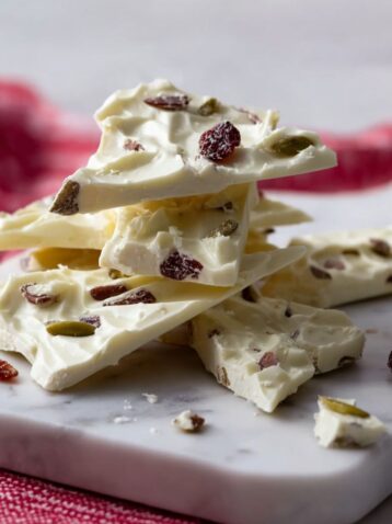 White Chocolate Holiday Bark Recipe