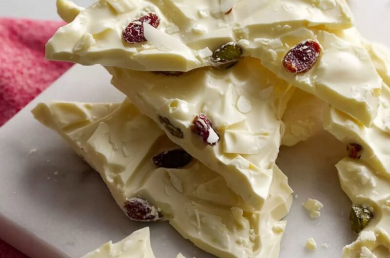 White Chocolate Holiday Bark Recipe