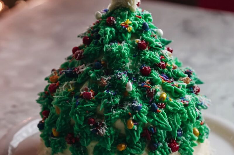 Christmas Tree Cake Recipe