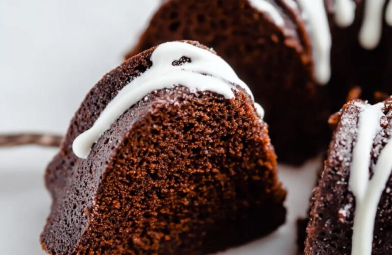 Chocolate Gingerbread Bundt Cake with Cream Cheese Frosting Recipe