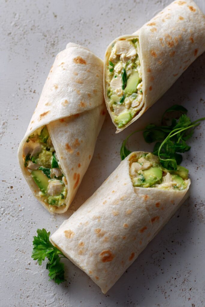 Avocado Chicken Wraps
