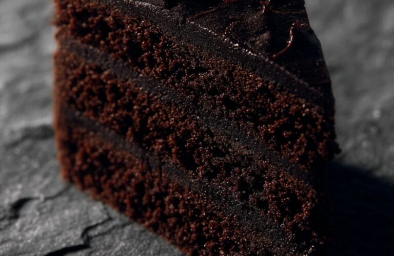 Black Chocolate Cake Recipe
