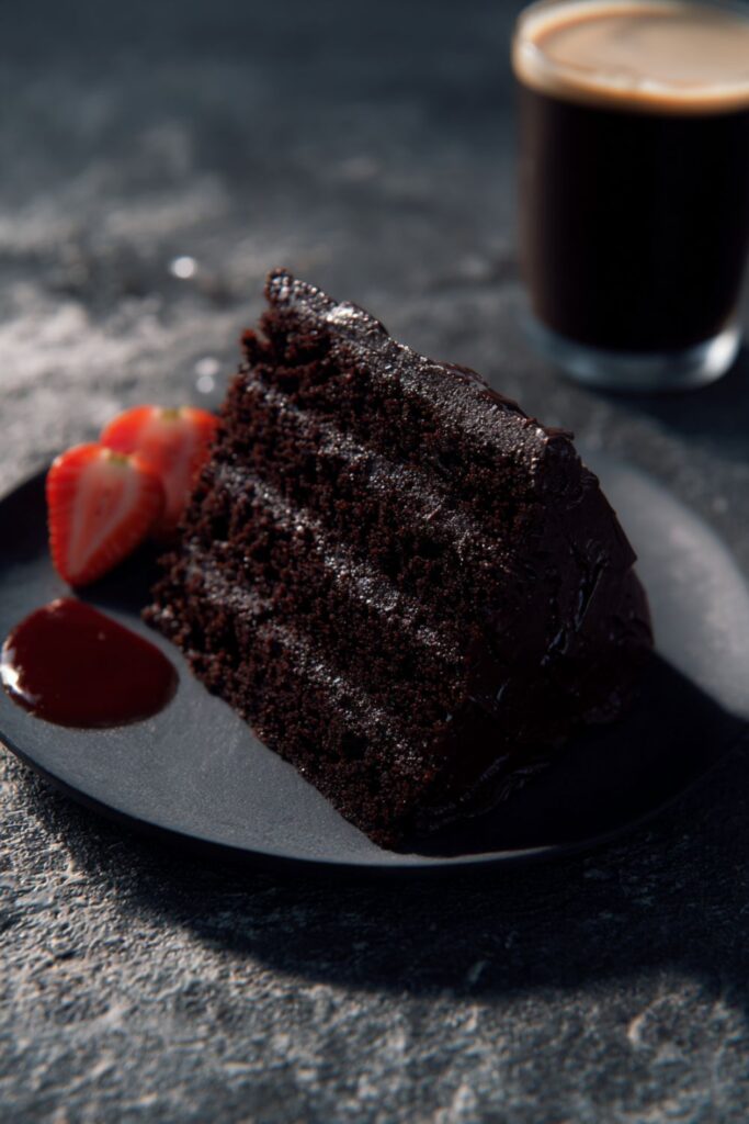 Black Chocolate Cake Recipe