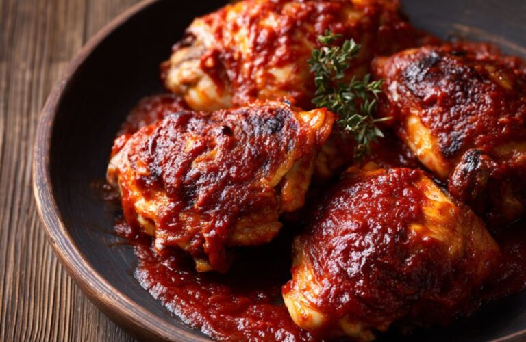 Braised Chicken Thighs and Legs with Tomato Recipe