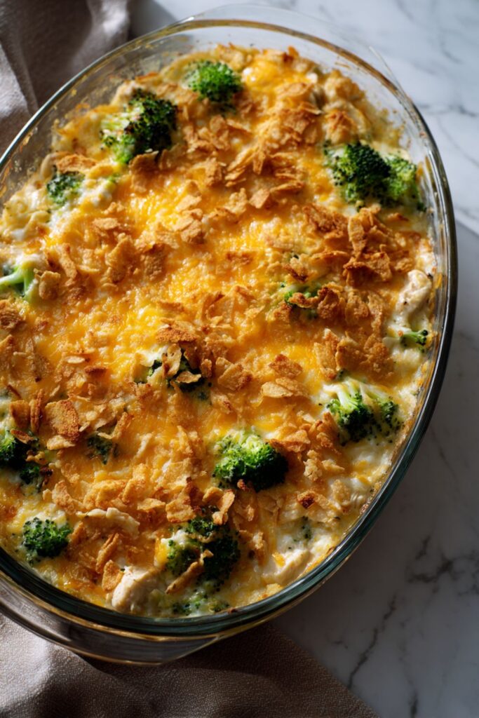 Cheesy Broccoli Chicken & Rice