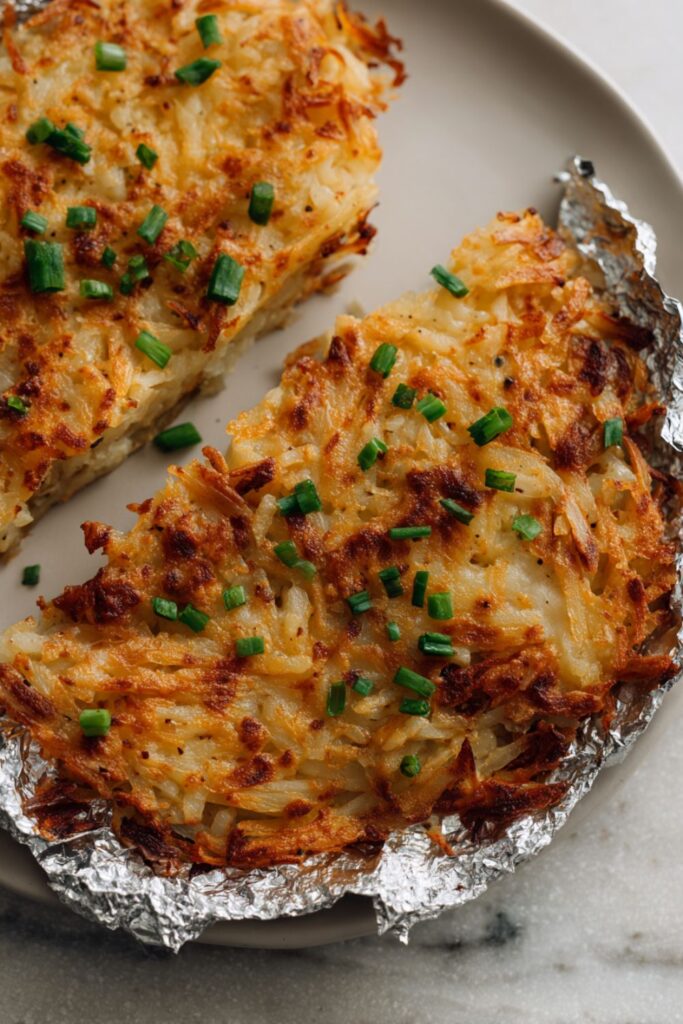Cheesy Hashbrown Foil Packets