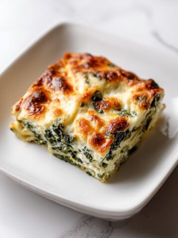 Cheesy Spinach Baked Penne Recipe