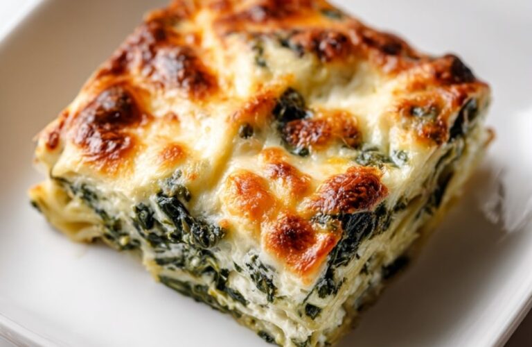 Cheesy Spinach Baked Penne Recipe