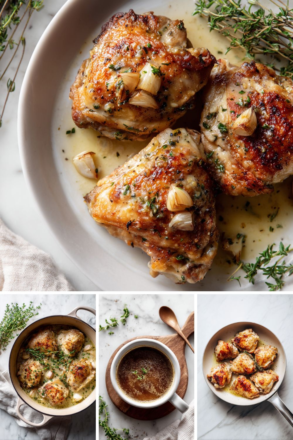 Chicken with Forty Cloves of Garlic Recipe - Lulu's Copycats