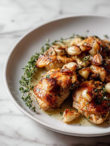 Chicken with Forty Cloves of Garlic Recipe