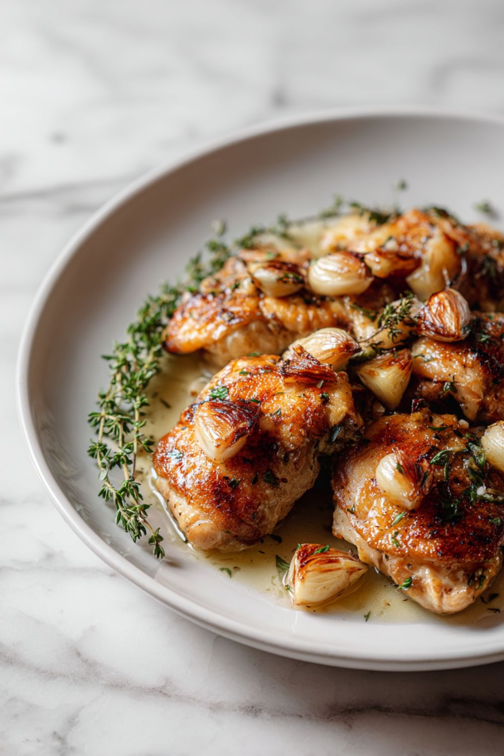 Chicken with Forty Cloves of Garlic Recipe - Lulu's Copycats