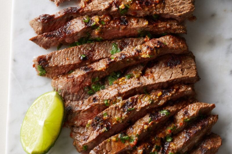 Chili-Lime Flank Steak Recipe