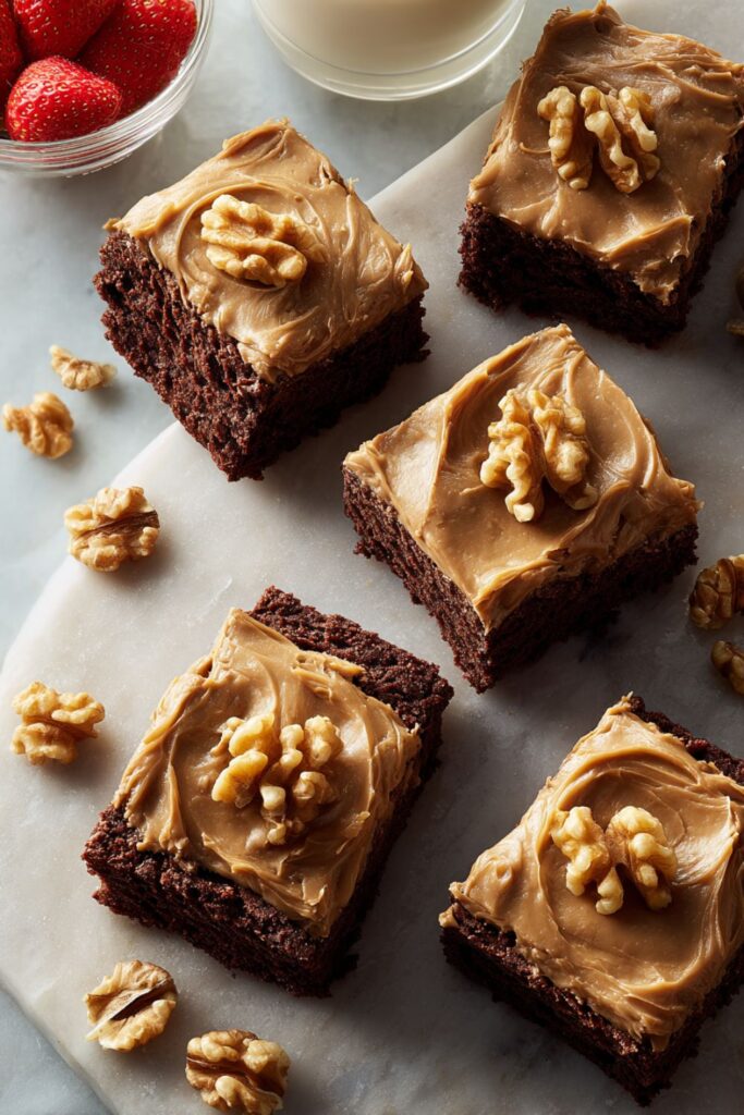 Chocolate Sheet Cake with Peanut Butter Frosting Recipe