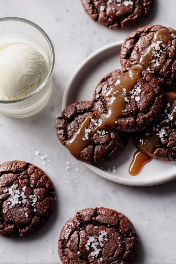 Chocolate Turtle Cookies Recipe