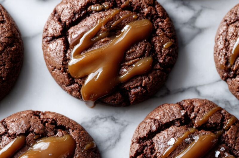 Chocolate Turtle Cookies Recipe