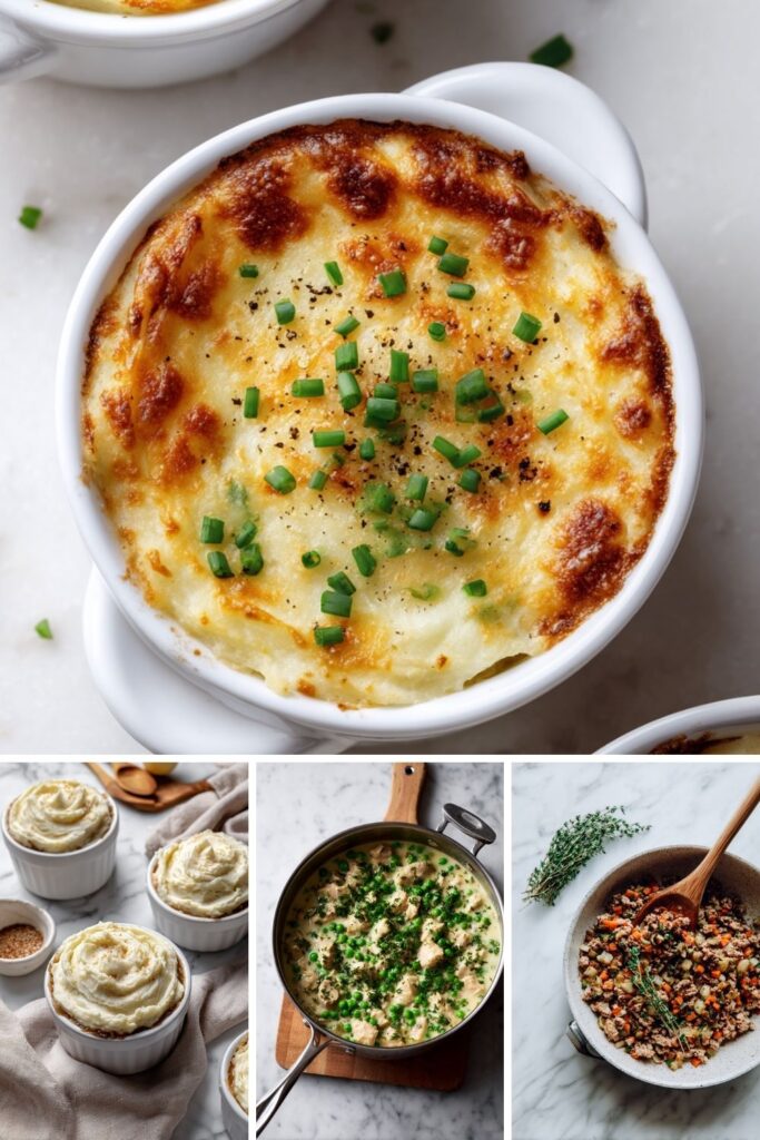 Individual Turkey Shepherd's Pie Recipe