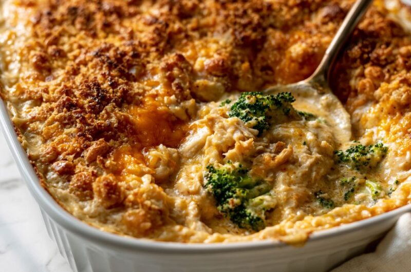 Cracker Barrel Broccoli Cheddar Chicken Casserole
