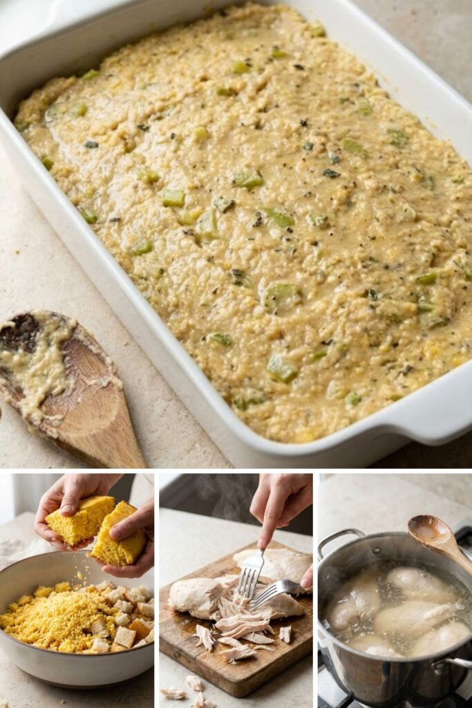 Cracker Barrel Chicken And Dressing Recipe