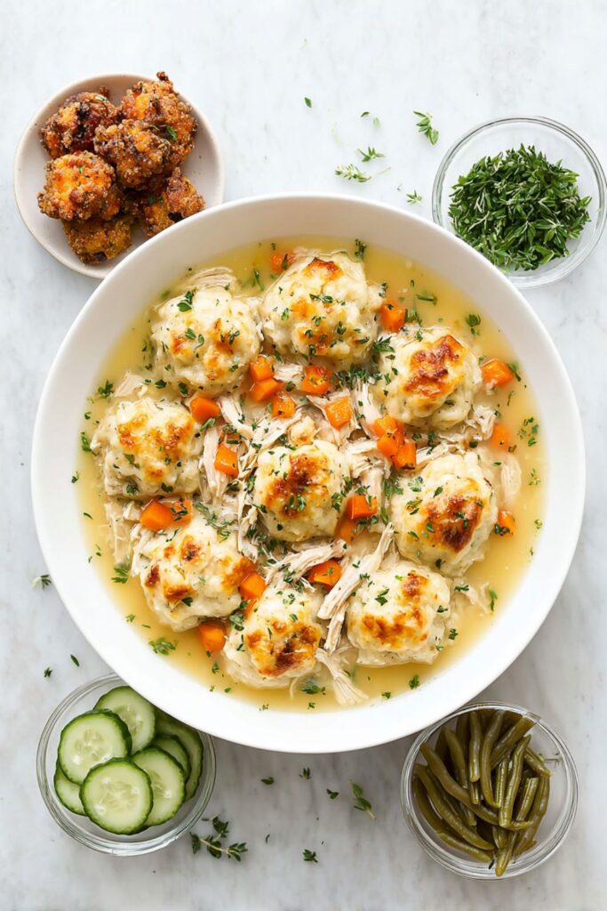 Cracker Barrel Chicken And Dumplings With Frozen Dumplings Recipe