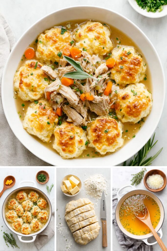 Cracker Barrel Chicken And Dumplings With Biscuits Recipe