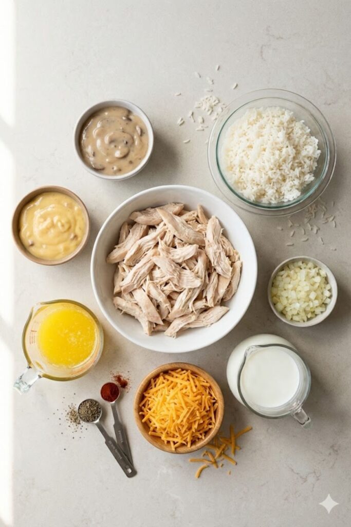 Cracker Barrel Chicken Rice Casserole Recipe