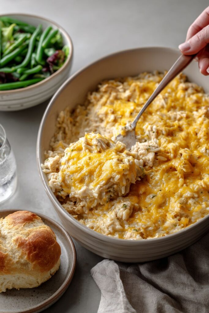 Cracker Barrel Chicken Rice Casserole Recipe