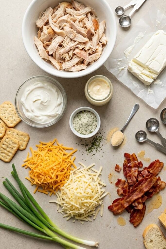 Cracker Barrel Chicken Bacon Ranch Dip Recipe