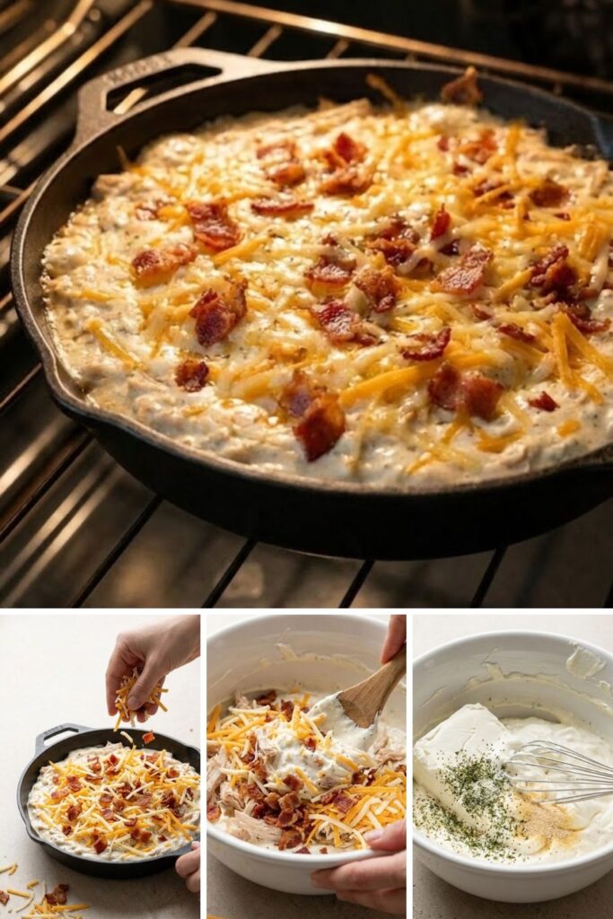 Cracker Barrel Chicken Bacon Ranch Dip Recipe