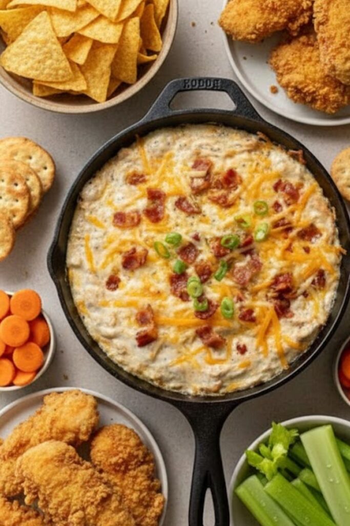 Cracker Barrel Chicken Bacon Ranch Dip Recipe