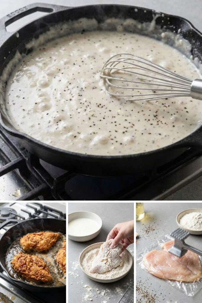 Cracker Barrel Chicken Fried Chicken With Gravy Recipe